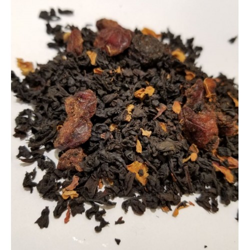 Τσάι μαύρο cranberries με άρωμα πορτοκάλι 100gr 